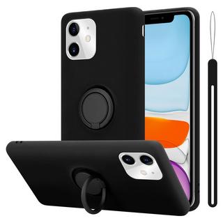 Cadorabo  Housse compatible avec Apple iPhone 11 - Coque de protection en silicone TPU flexible avec anneau 