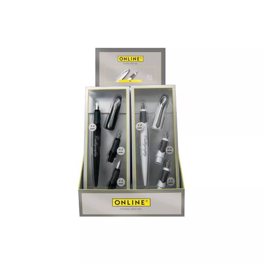 Online -  Füllhalter-Set Air 1.4mm 10012/10 Calligraphy BK/weiss 10 Stück, Stück
