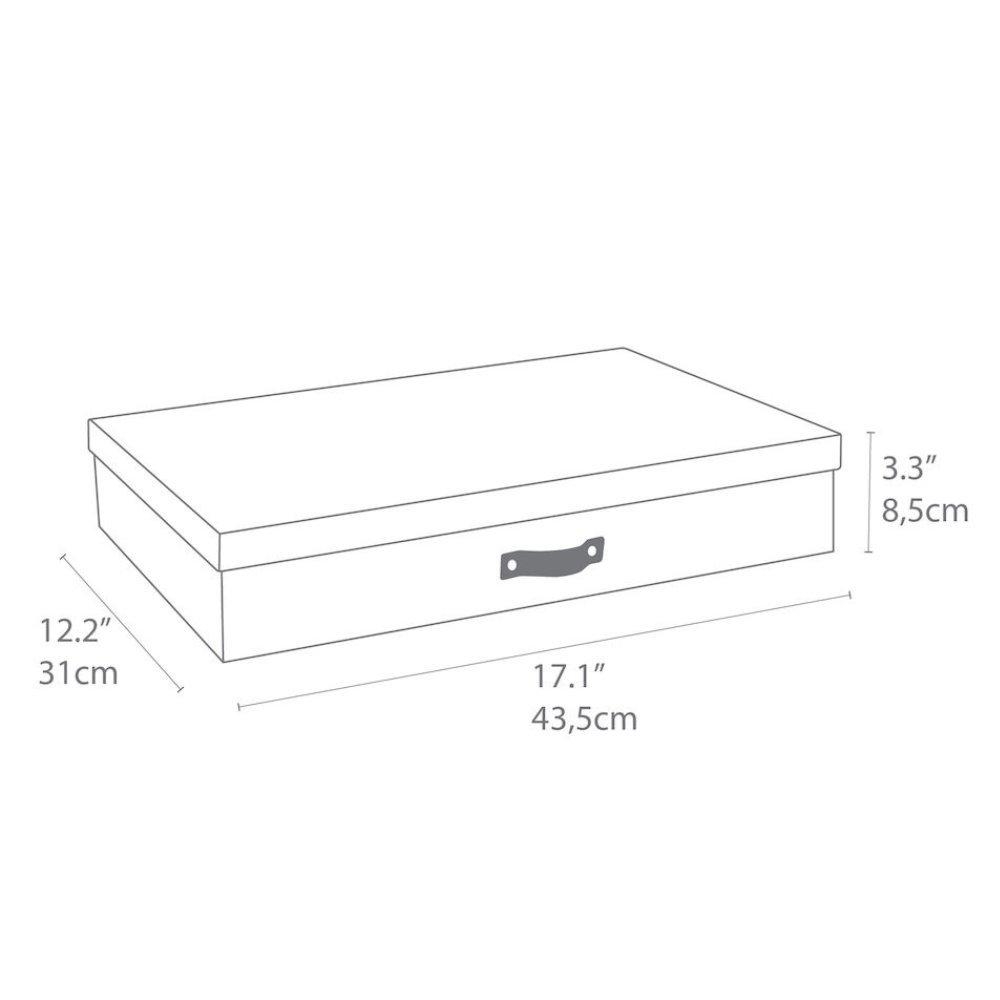 Bigso Box of Sweden SVERKER Aufbewahrungsbox A3   Linnen Canvas  