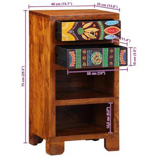 VidaXL Beistelltisch massivholz akazie  