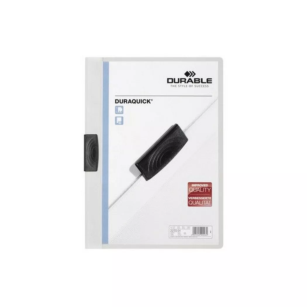 DURABLE Klemmhefter DURAQUICK, DIN A4, weiß