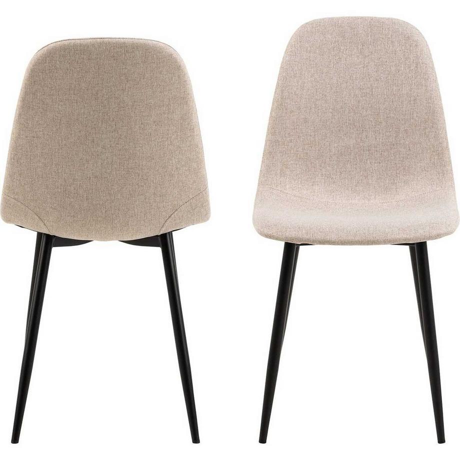 mutoni Sedia da pranzo Cordelia beige (1 pezzo)  