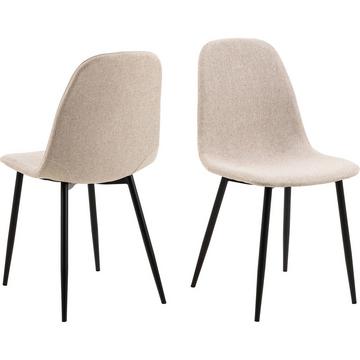 Sedia da pranzo Cordelia beige (1 pezzo)