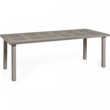 Table de jardin extensible Libeccio gris 160