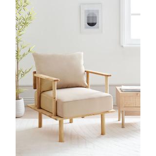 Beliani Fauteuil en Polyester Scandinave ASKER  