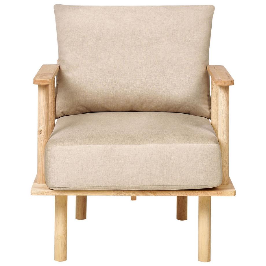 Beliani Fauteuil en Tissu Scandinave ASKER  