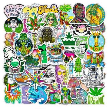 Confezione di adesivi - erba