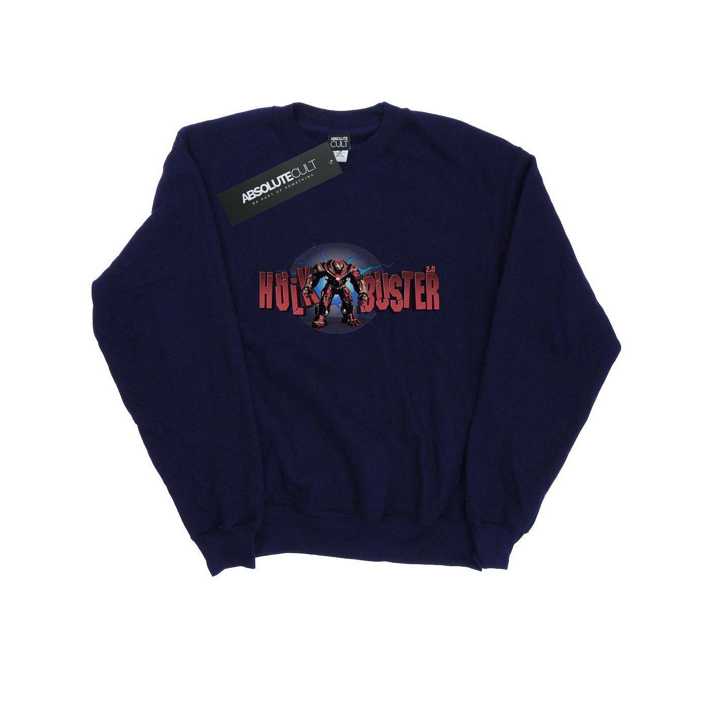 Image of Avengers Infinity War Hulkbuster 2.0 Sweatshirt Herren Marine 3XL