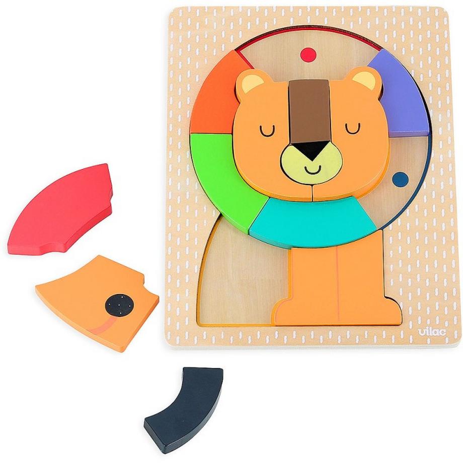 Vilac  Puzzle Löwe aus Holz, Andy Westface, Vilac 