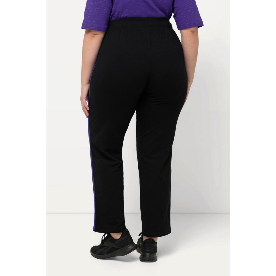 Ulla Popken Pantaloni sportivi Righe Vita elastica Tasche  