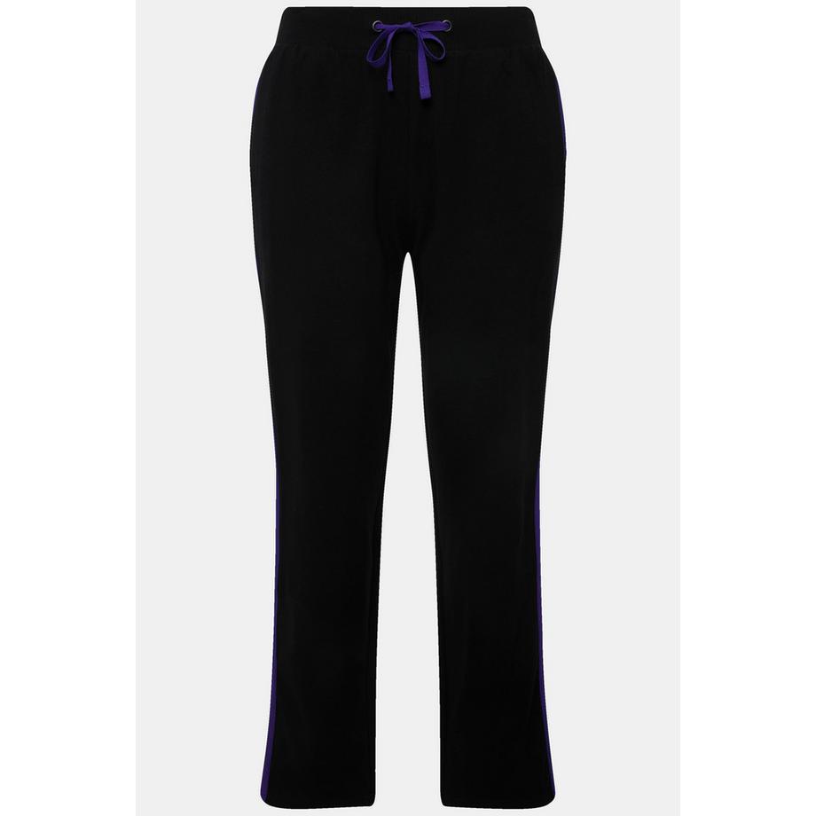 Ulla Popken Pantaloni sportivi Righe Vita elastica Tasche  