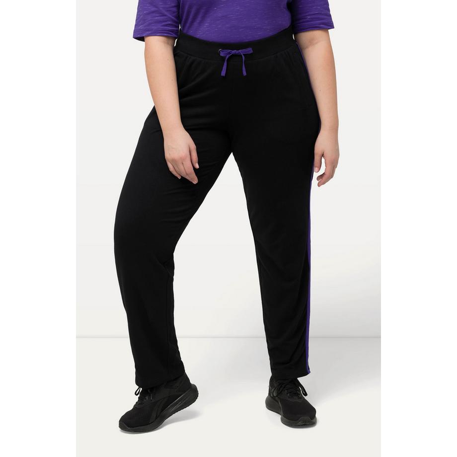Ulla Popken Pantaloni sportivi Righe Vita elastica Tasche  