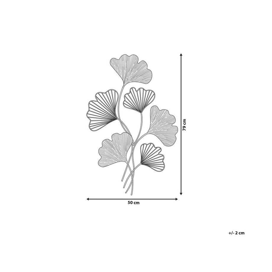 Beliani Wandobjekt aus Eisen Modern INDIUM  