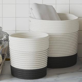 VidaXL Panier de rangement coton  