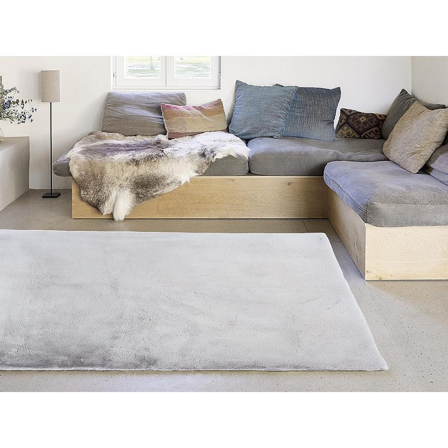 Vente-unique Hochflorteppich BUNNY PelzOptik 0  