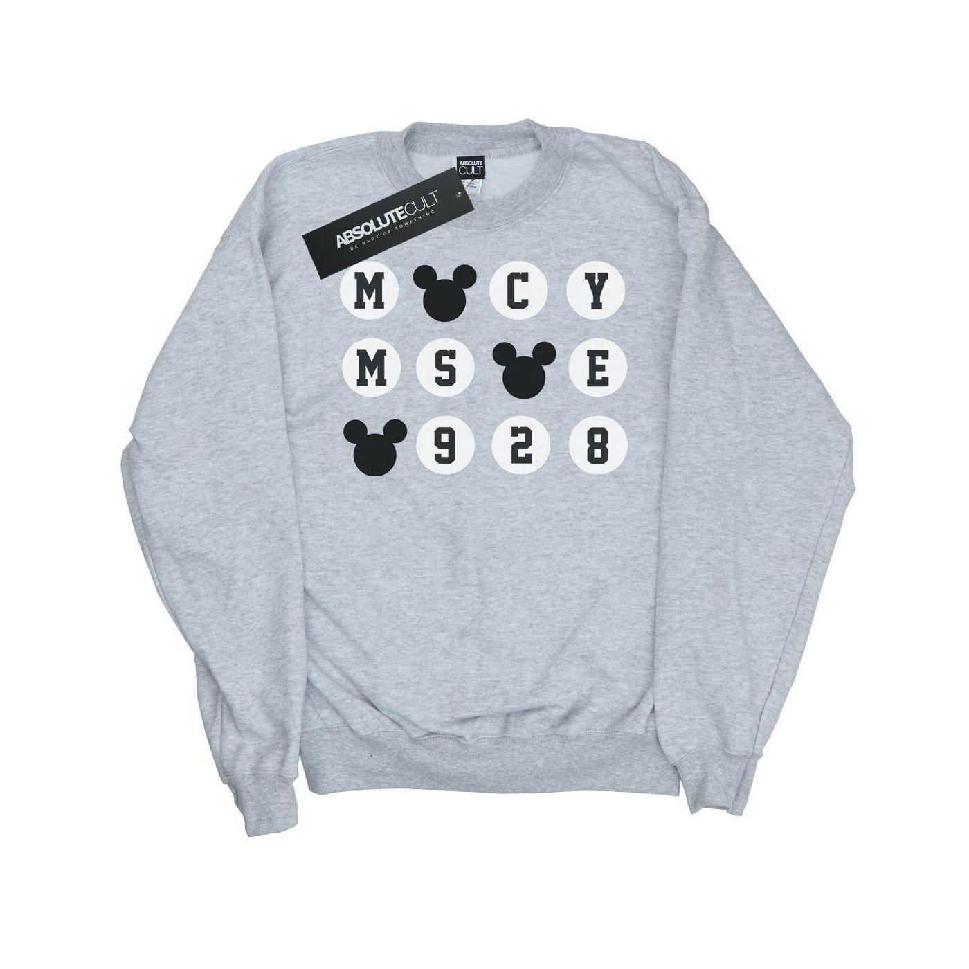 Image of Mickey Mouse 1928 Circles Sweatshirt Unisex Grau 140/146