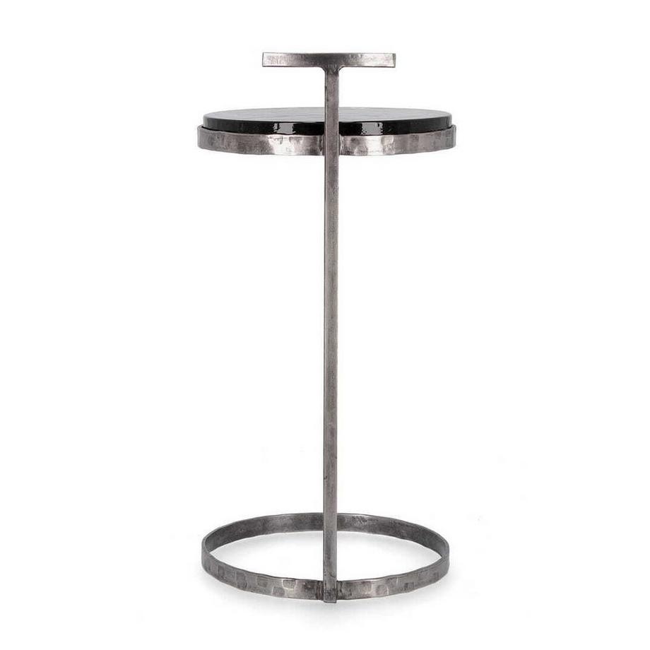 mutoni Tavolino Zayla rotondo color nichel 31  