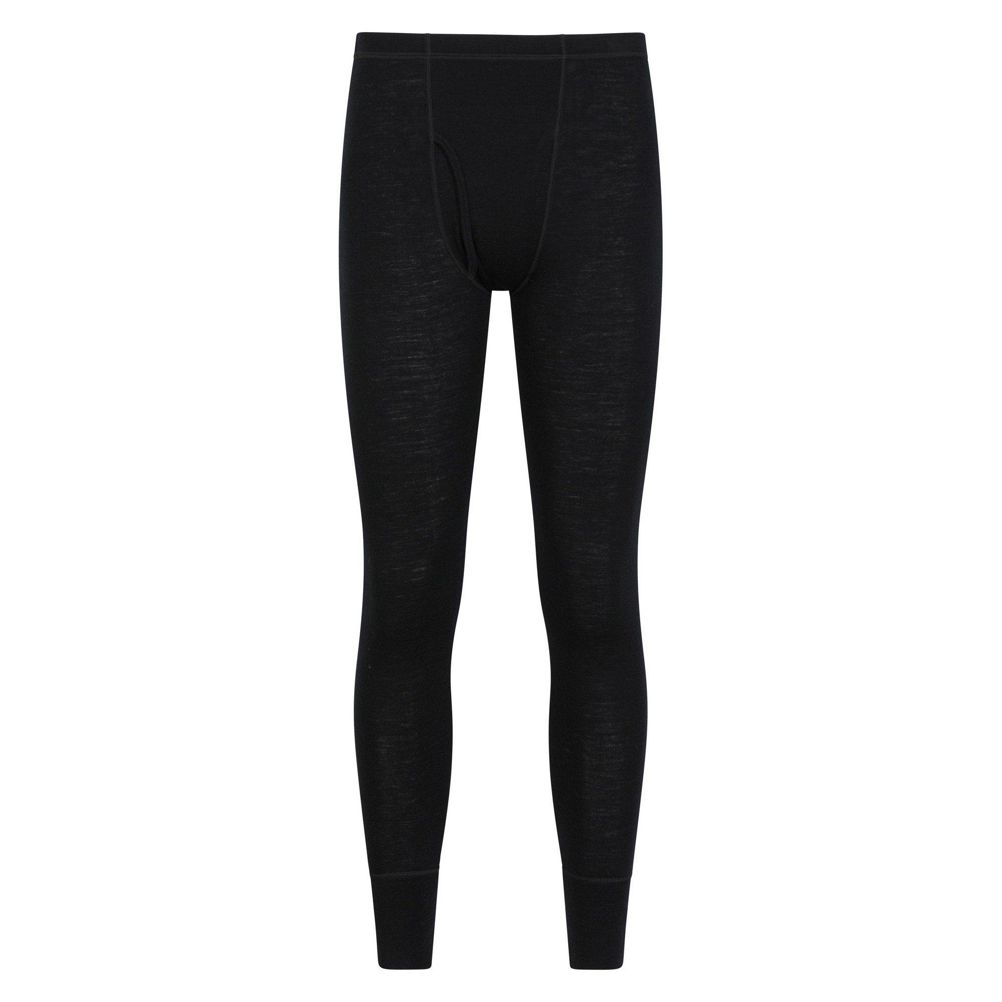 Image of Merino Ii Thermounterhose Unisex Schwarz XS