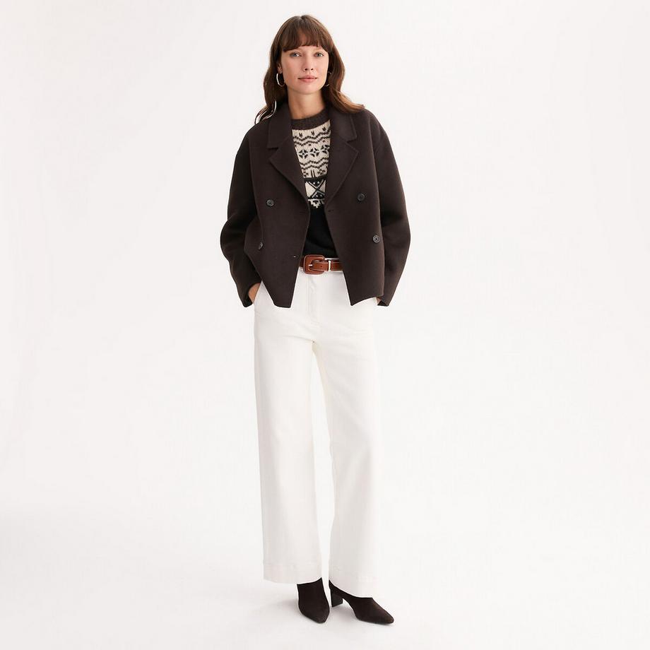 La Redoute Collections Giacca Corta Boxy in Lana  