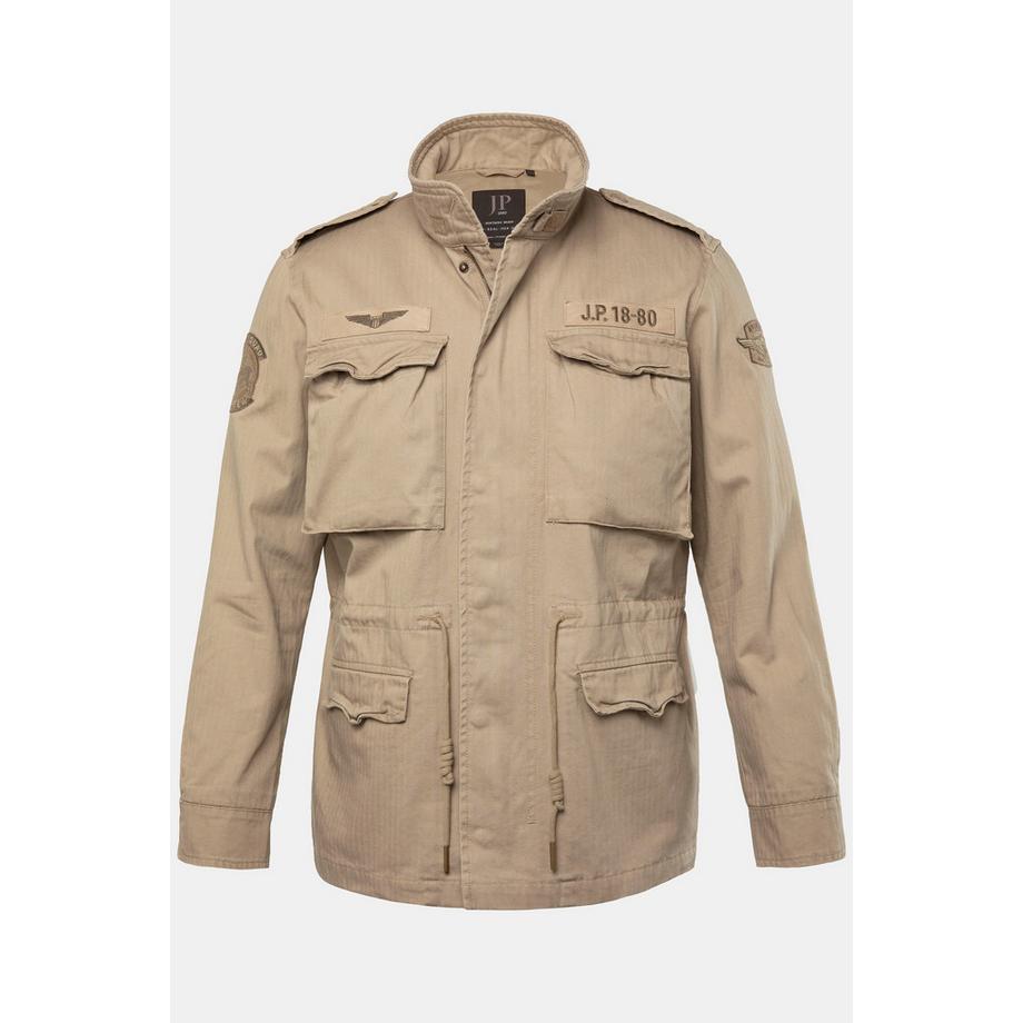 JP1880 Fieldjacket Baumwolljacke Badges Vintage Look  