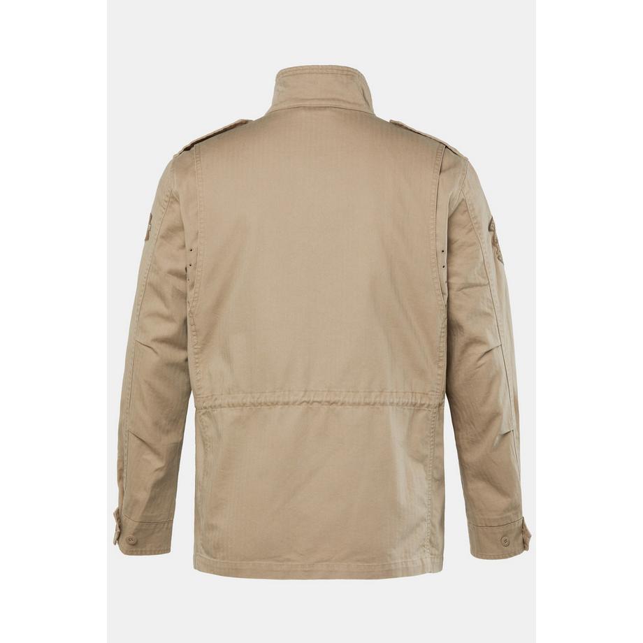 JP1880 Fieldjacket Baumwolljacke Badges Vintage Look  