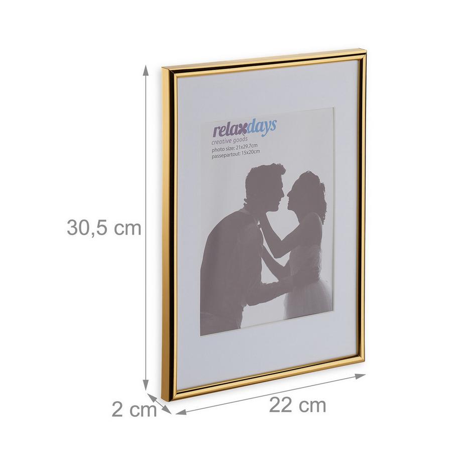 B2X Lot de 2 cadres photo A4  