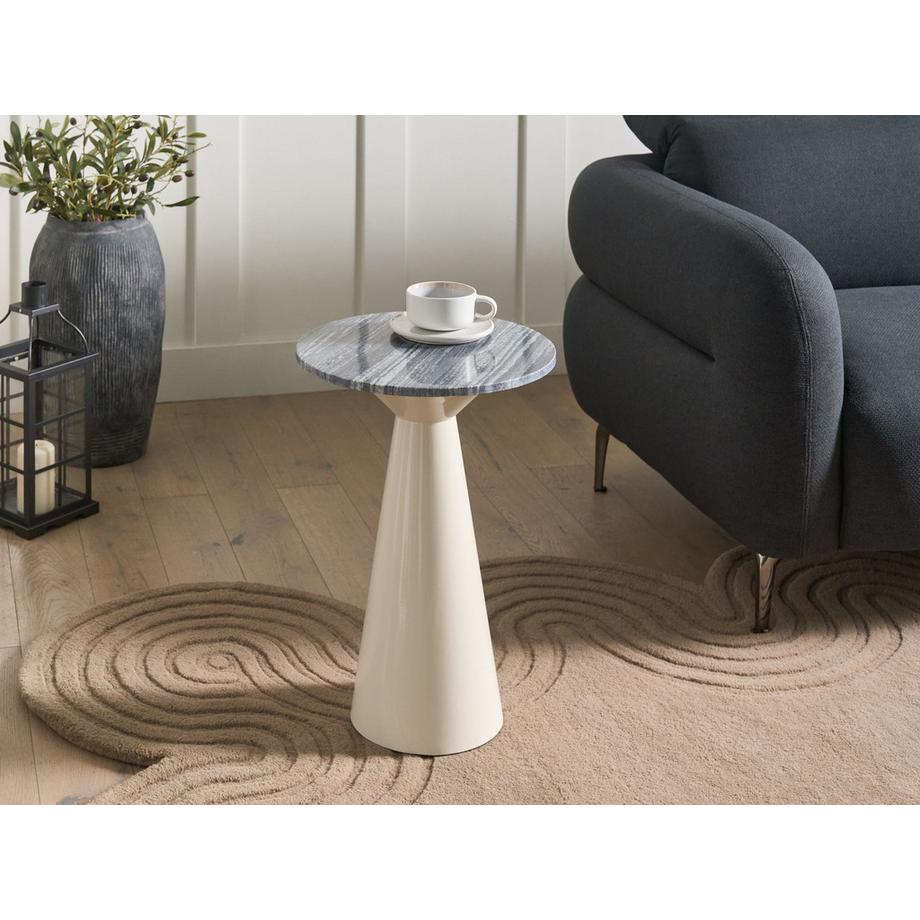 Beliani Table d'appoint en Acier  AMISTAD  