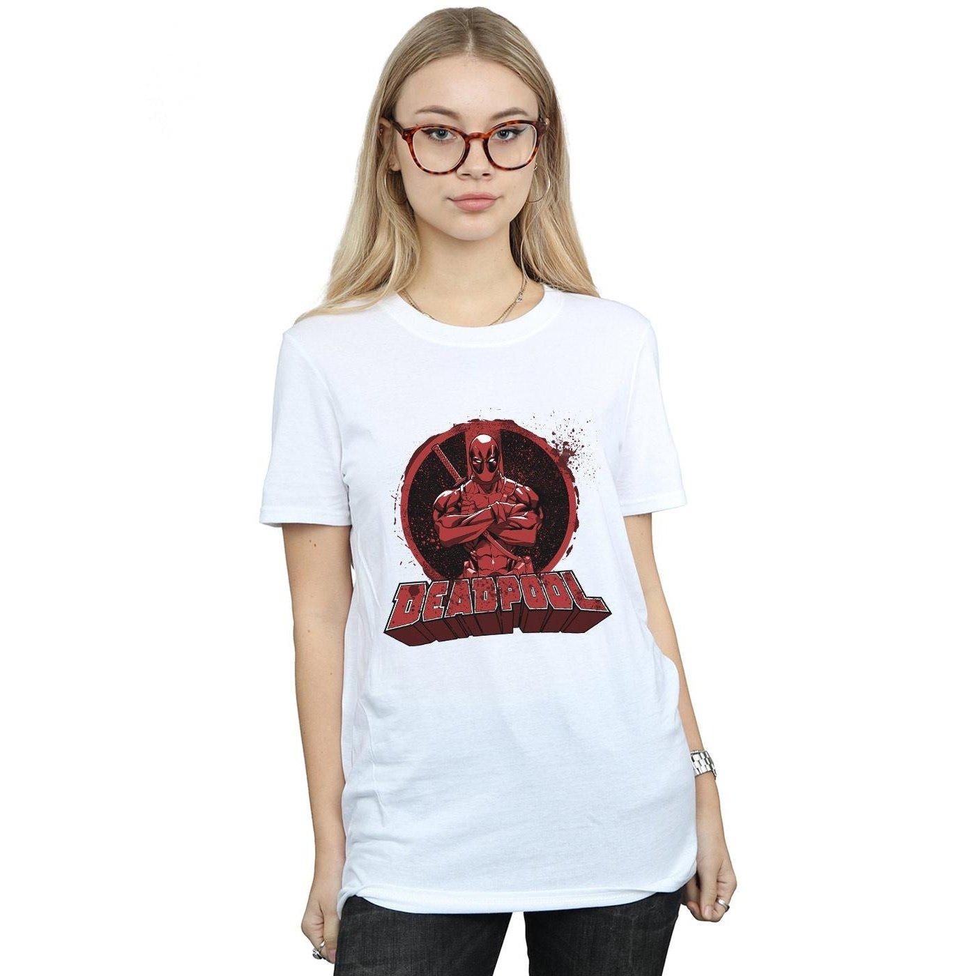 Deadpool  Tshirt ARMS CROSSED 