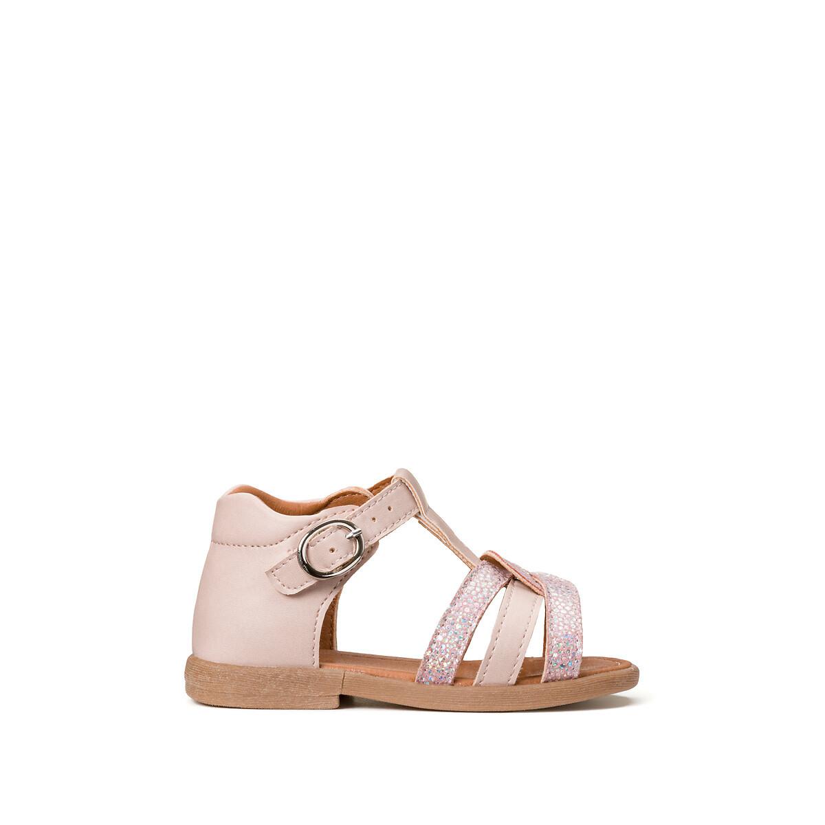 Image of Sandalen Mit Riemen Unisex Rosa 22
