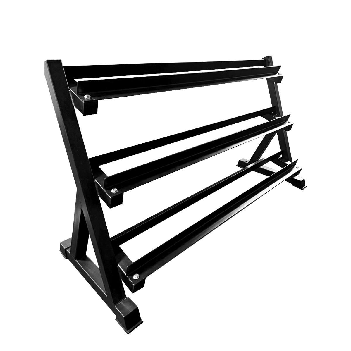 GladiatorFit  Rack de rangement support en acier pour 12 paires d’haltères 