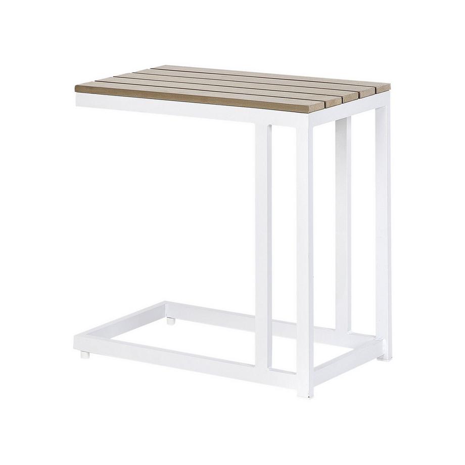 Beliani Table d'appoint pour le jardin en Bois synthétique Moderne MESSINA  