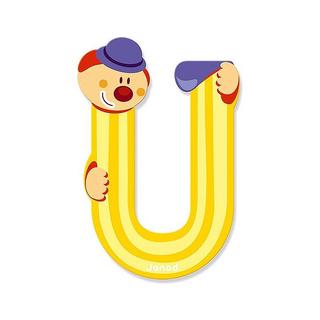 Janod Buchstaben Clown U  