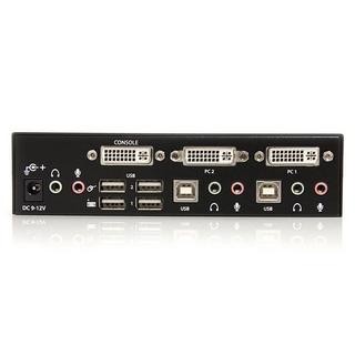 STARTECH.COM  StarTech.com Commutateur KVM 2 Ports DVI, USB et Audio - Switch KVM - 1920x1200 