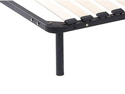 Ysmée Lattenrost - mit Füßen - 180 x 200 cm - 2x 19 Latten - Schwarz - KALISTA von YSMÉE  