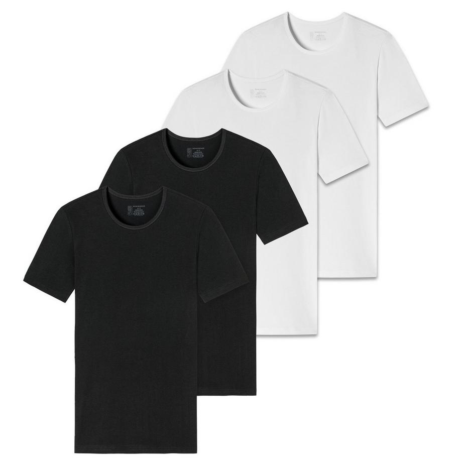 Maglietta Uomini Confezione da 4 Vestibilità confortevole-2PACK T-shirt