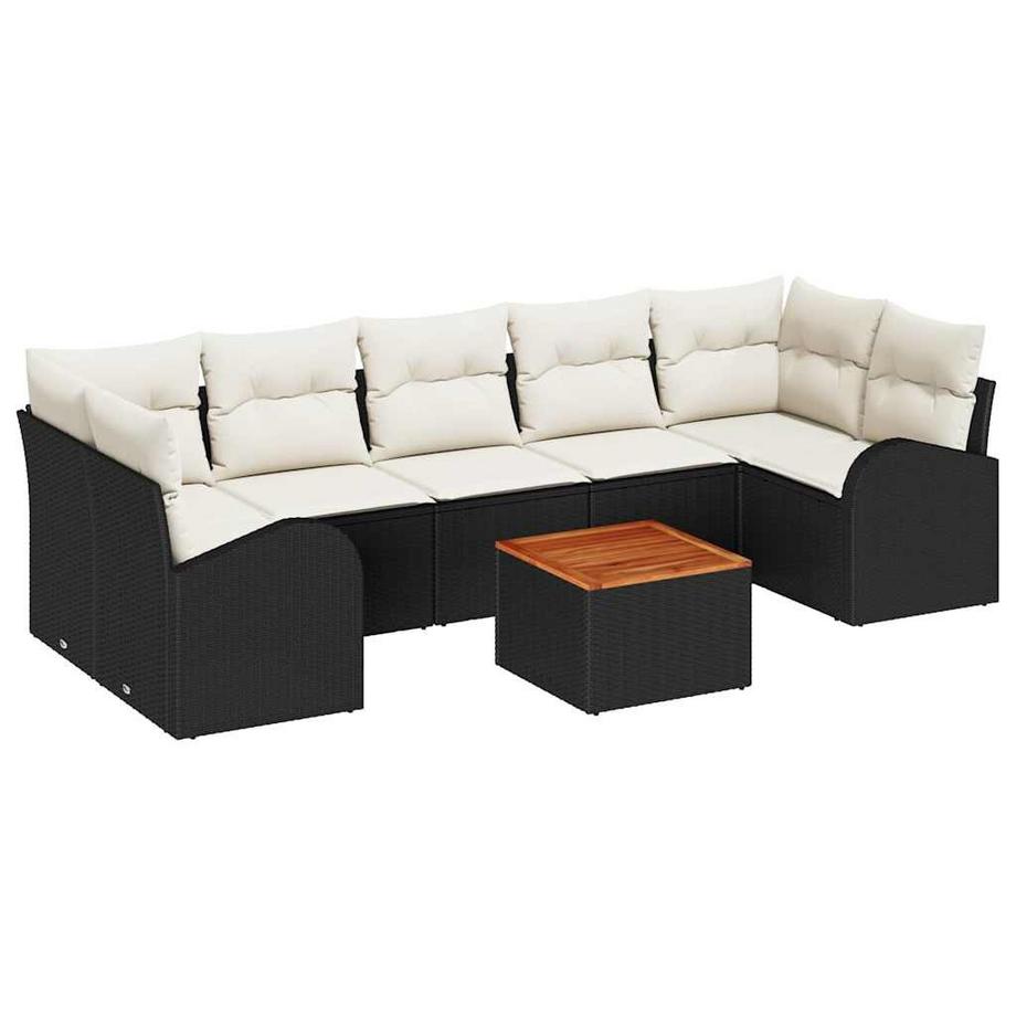 Canapé de jardin poly rattan