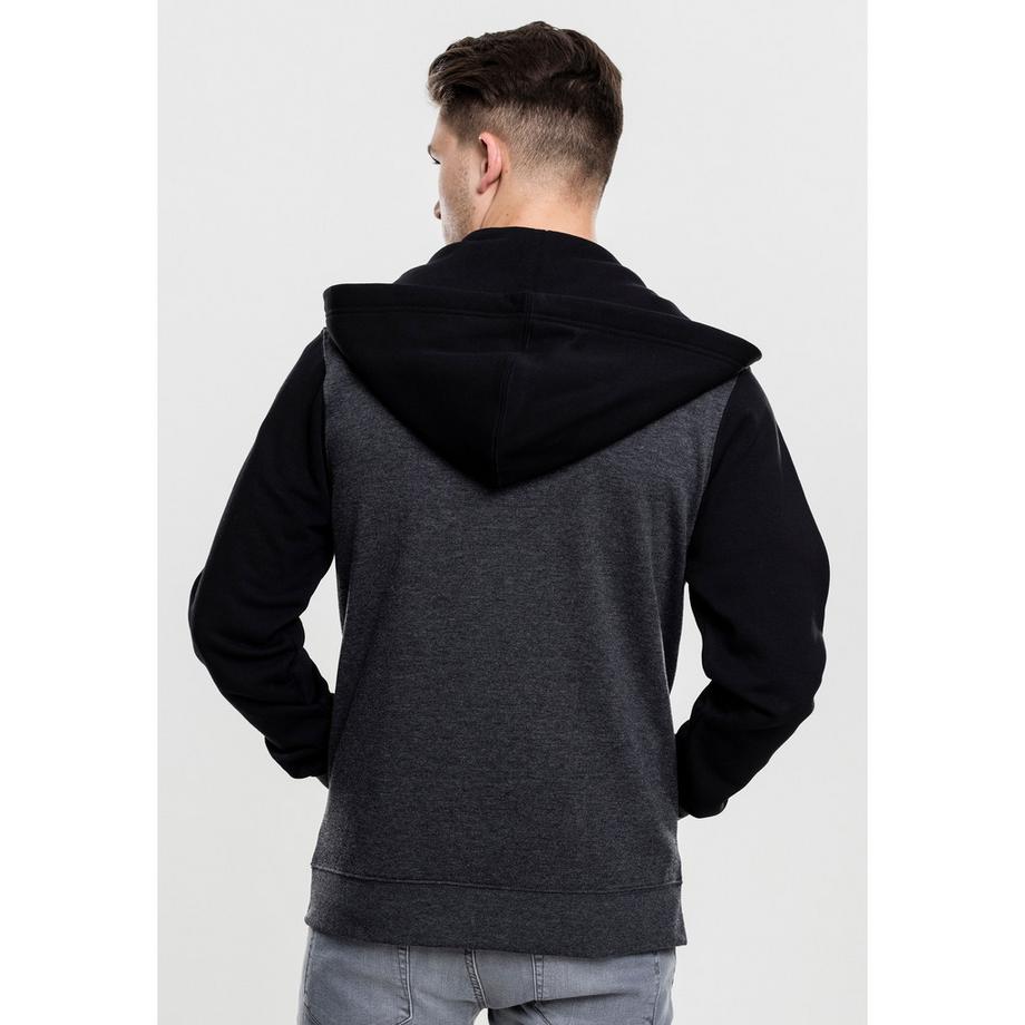 URBAN CLASSICS 3-Tone Sweat Zip Hoodie  