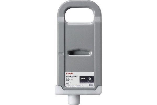 Image of CANON Tintenpatrone matt schwarz PFI703MBK iPF 820 700ml