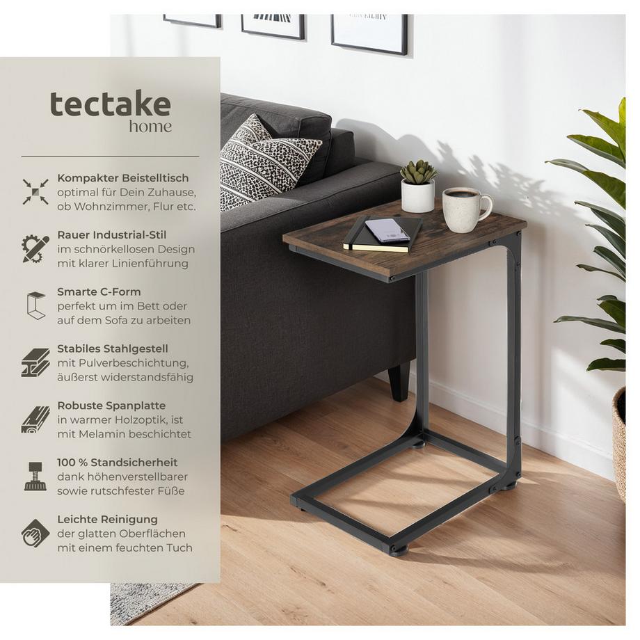 Tectake Tavolino Erie  Stile industriale  