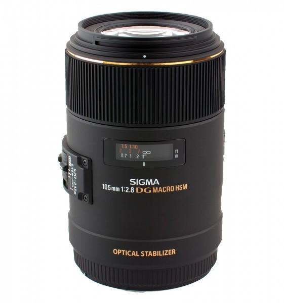 SIGMA  Sigma 105mm F2.8 EX DG OS HSM Macro SLR Obiettivi macro Nero 