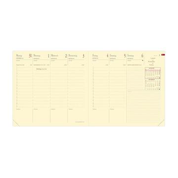 Quo Vadis - Einlagen Terminkalender - 2025 - Executif Prestige - Die Woche Planning - Deutsch - Dez/Dez - 16x16 cm - Clairefontaine-Papier Elfenbein - Hergestellt in Frankreich