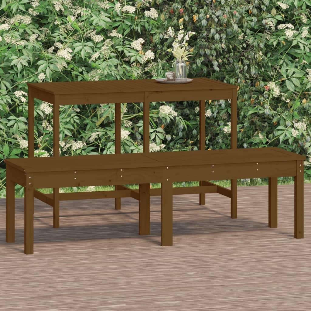 VidaXL Banc de jardin bois de pin  