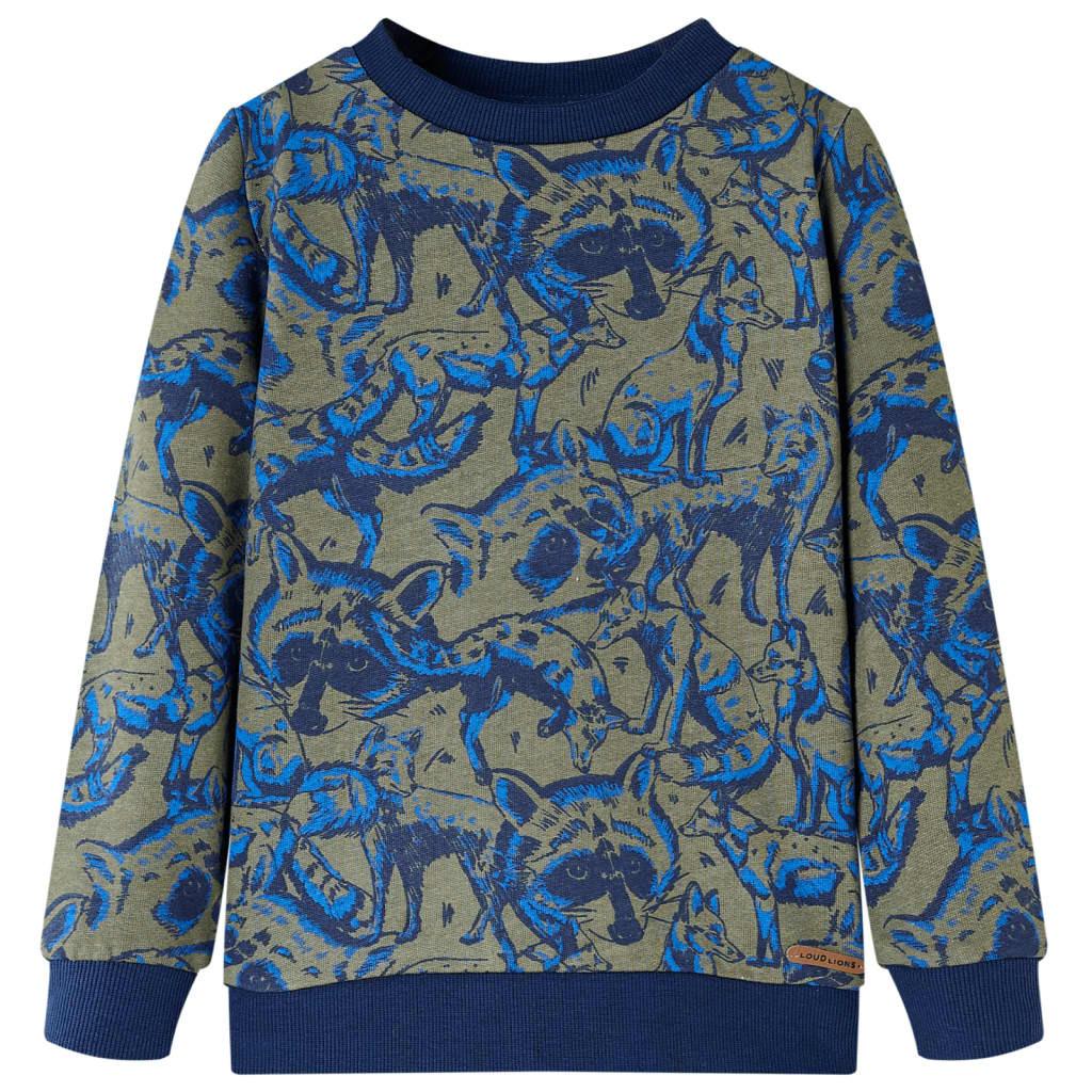 Image of Kinder Sweatshirt Baumwolle Jungen Braun 140