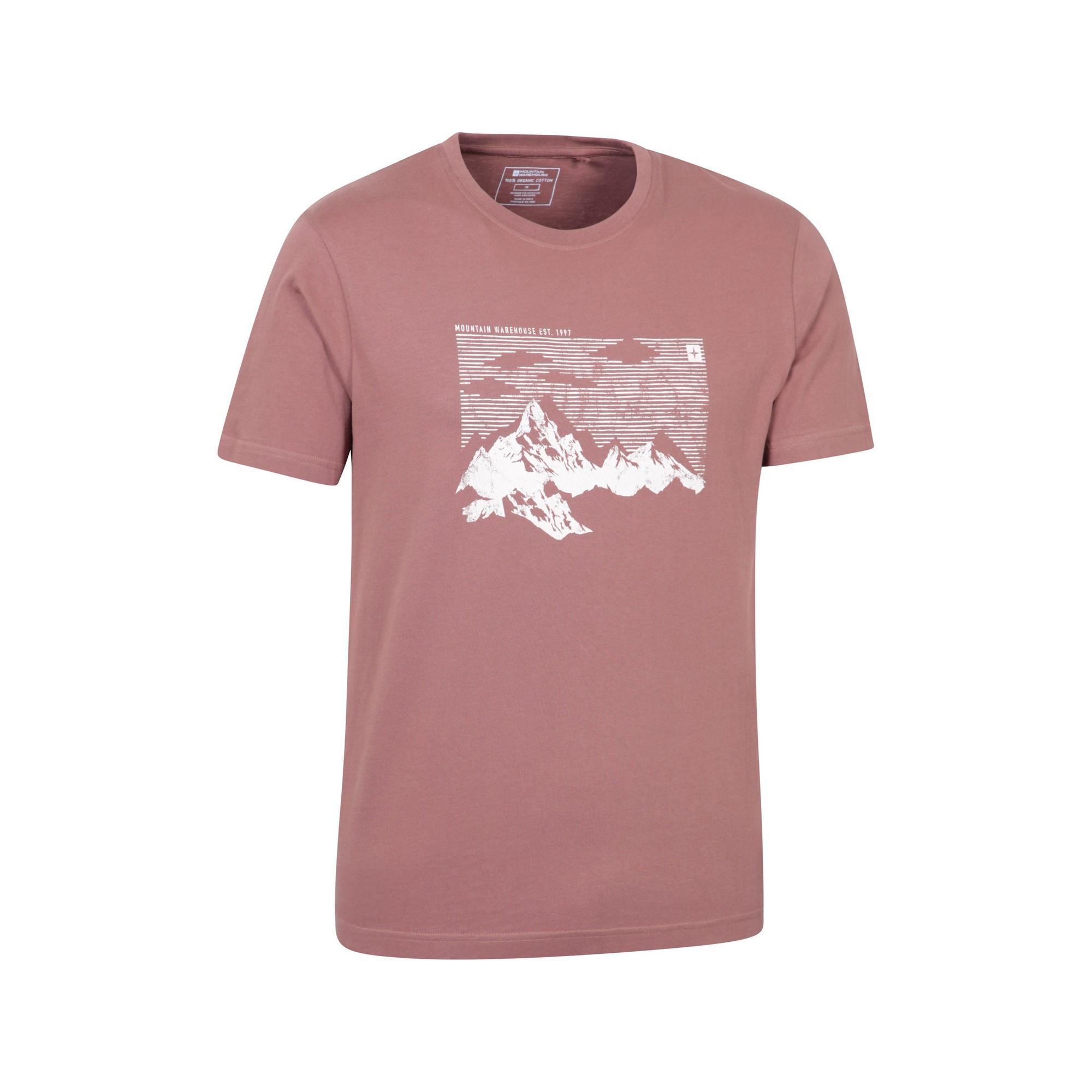 Mountain Warehouse T-Shirt mit Bergaufdruck  