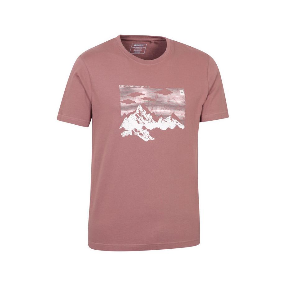 Mountain Warehouse T-Shirt mit Bergaufdruck  