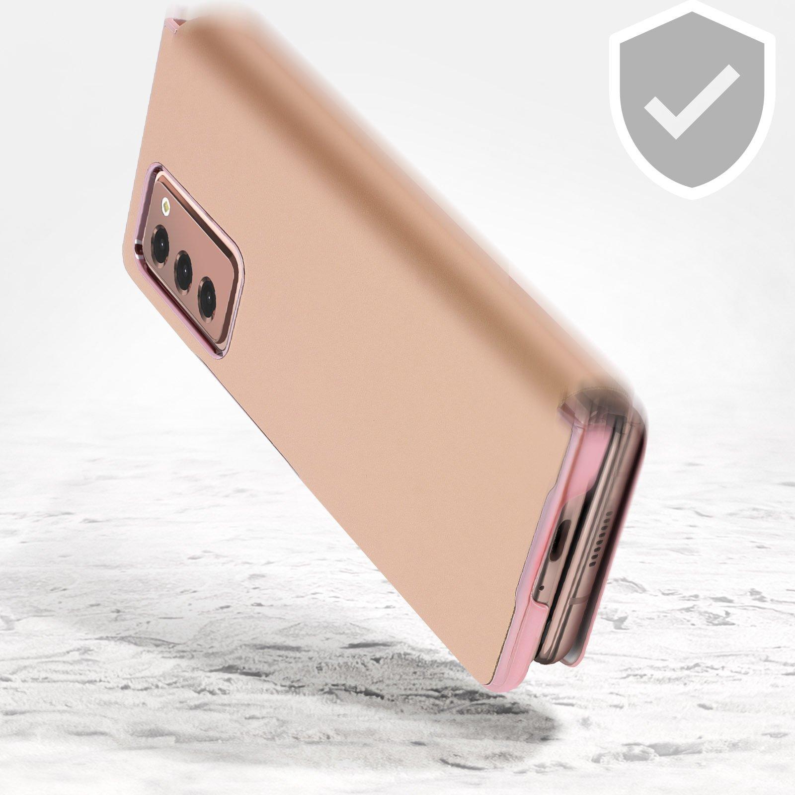 Avizar  Cover Specchio Samsung Z Fold 2 rosa 