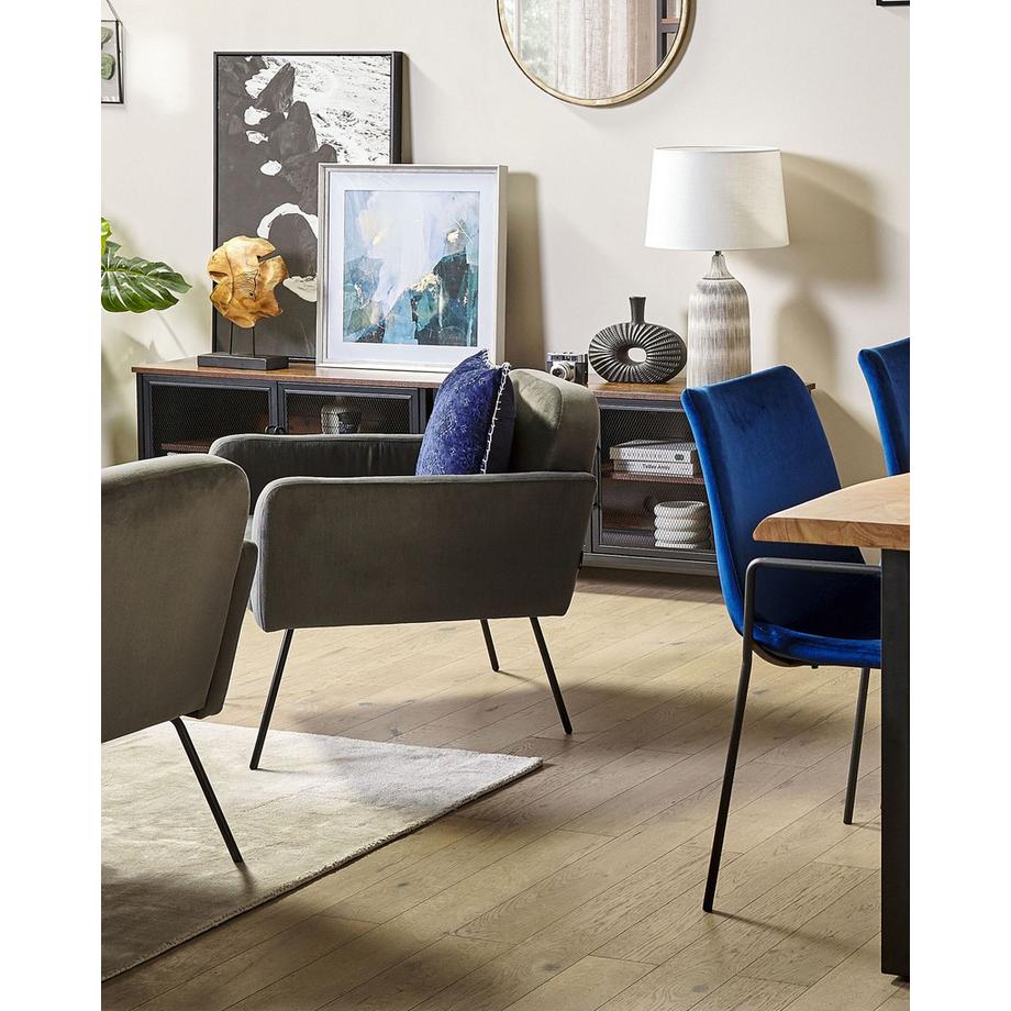 Beliani Vase décoratif en Grès Moderne ARWAD  