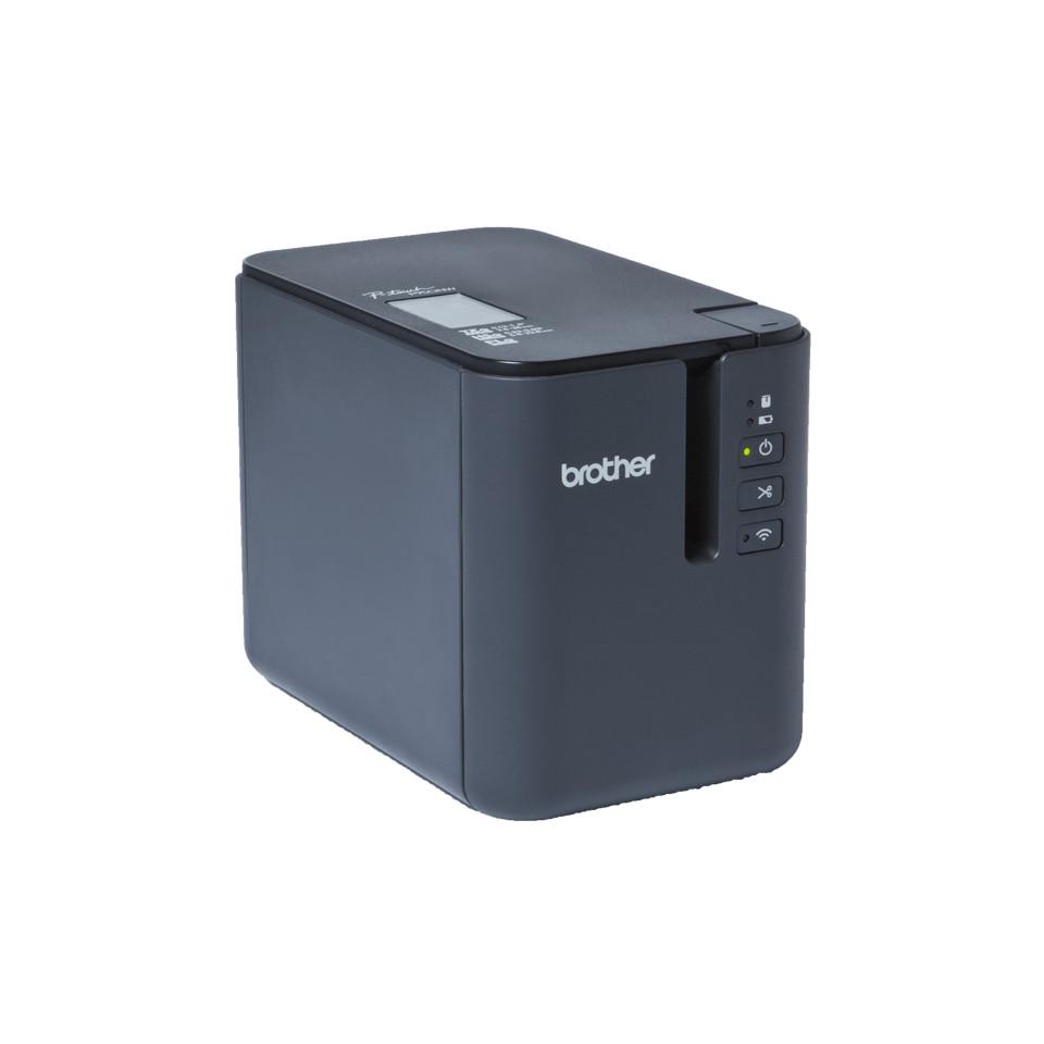 brother  PT-P950NW stampante per etichette (CD) Trasferimento termico 360 x 360 DPI 60 mm/s Con cavo e senza cavo Collegamento ethernet LAN TZe Wi-Fi 