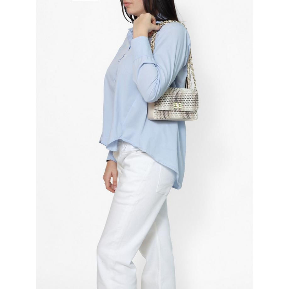 Gave Lux Sac d'épaule Motif Pied-de-poule  