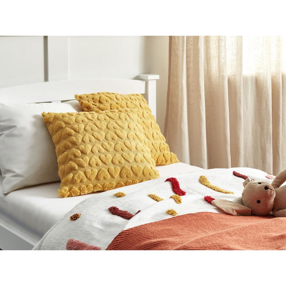 Beliani Dekokissen 2er Set aus Polyester Modern ASTRANTIA  